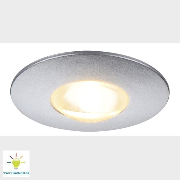 Dekled Indbygningslampe, Rund,