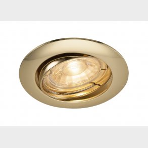 Pika Round Kipbar Gu10 Messing