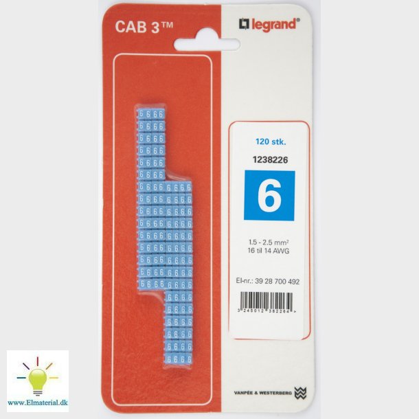 Cab3 Ledningsmrk 1,5-2,5 (6)