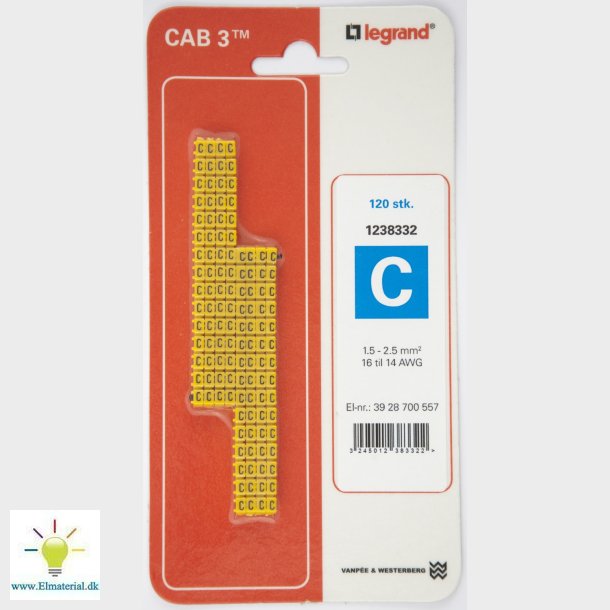 Cab3 Ledningsmrk 1,5-2,5 (C)