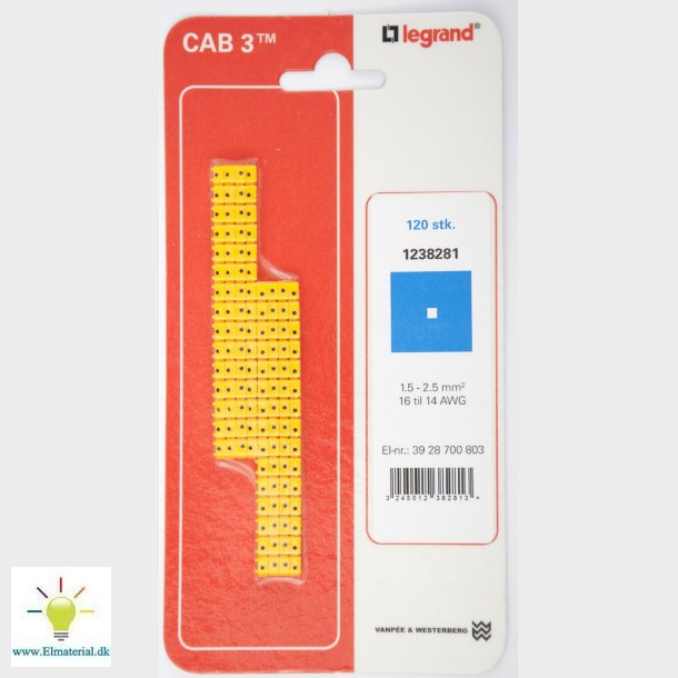 Cab3 Ledningsmrk 1,5-2,5 (.)