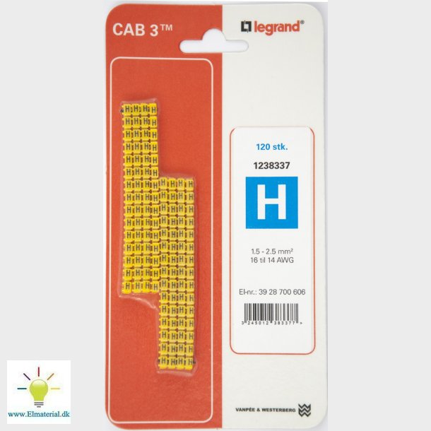 Cab3 Ledningsmrk 1,5-2,5 (H)