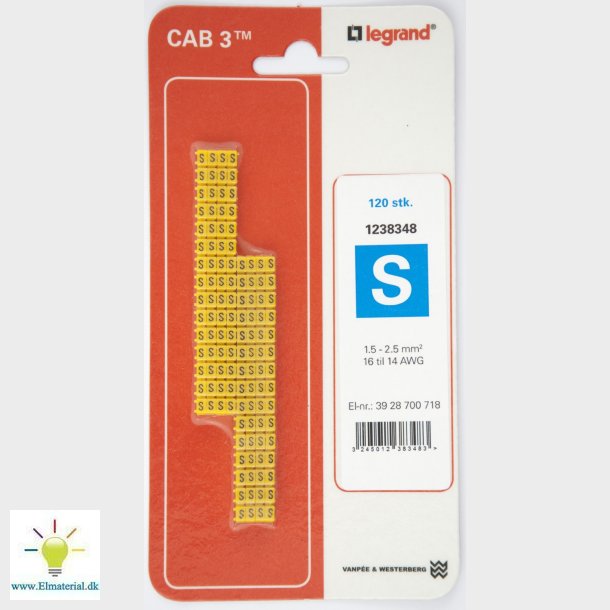 Cab3 Ledningsmrk 1,5-2,5 (S)