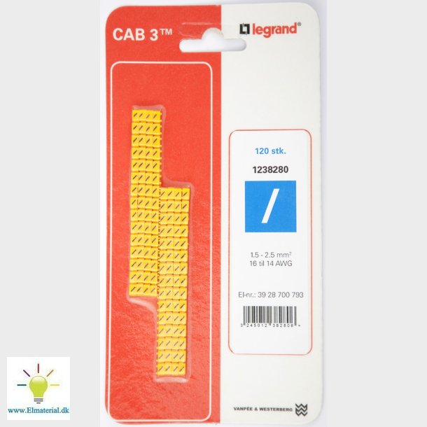 Cab3 Ledningsmrk 1,5-2,5 (/)
