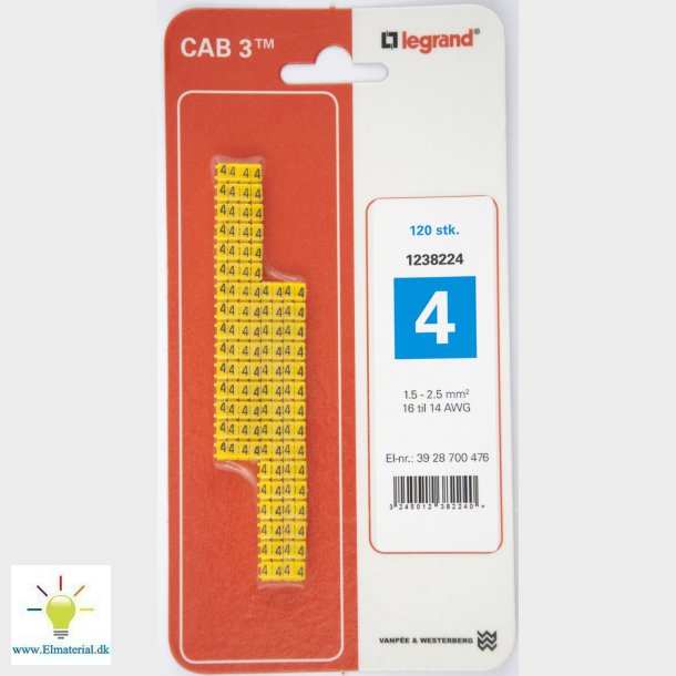 Cab3 Ledningsmrk 1,5-2,5 (4)