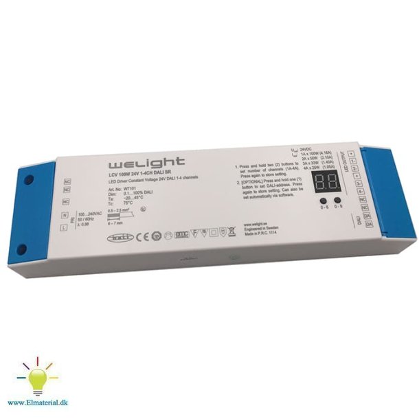 Led Driver 100W 24V 1-4K Dali