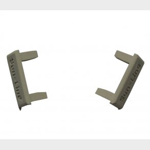 Sun-Line ändstopp vit (2 st)