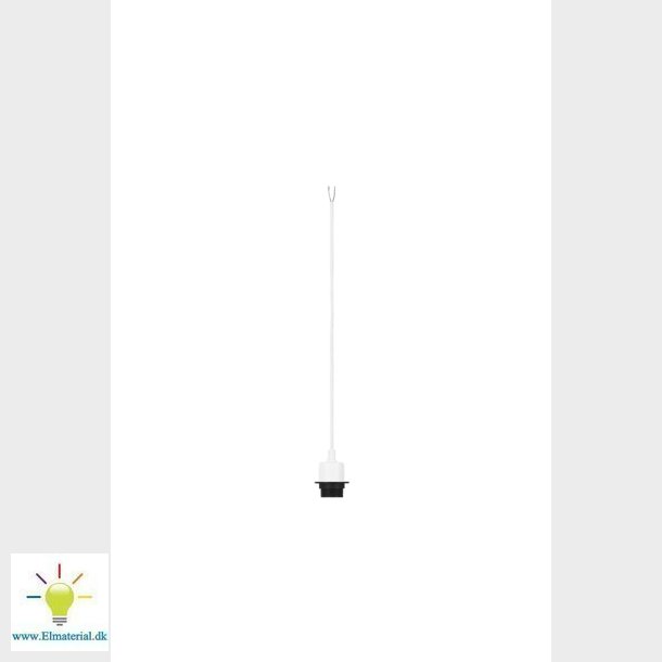 Fenda E27 Pendel, Hvid, Uden R