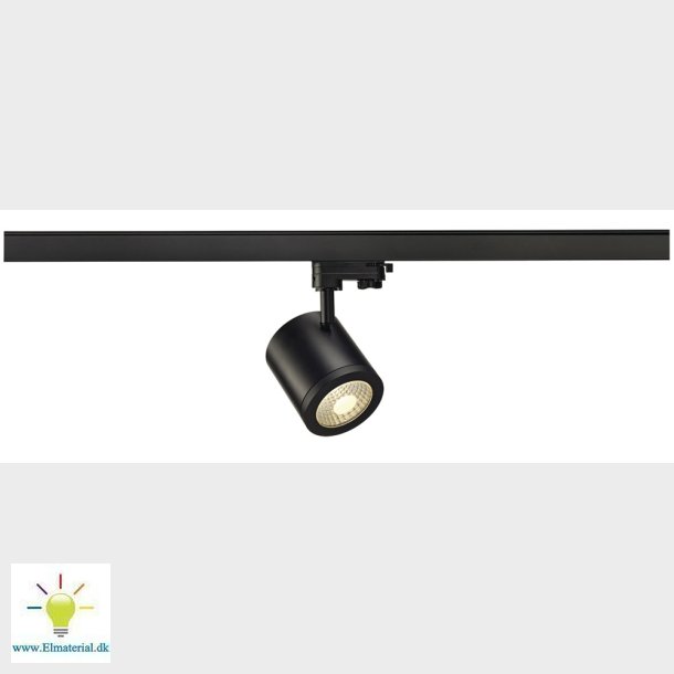 Enolo 9 Spot, Rund, Sort, 9W,