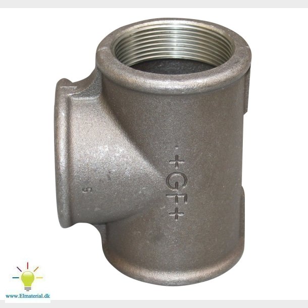 2" Sort Tee El og vvs materialer