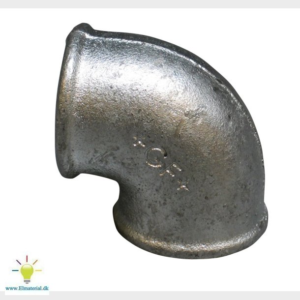 2.1/2" Galv.Vink.90G. Mf.Mf.