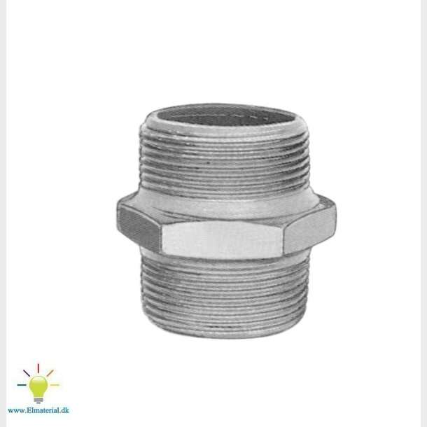4" Brystnippel El og vvs materialer