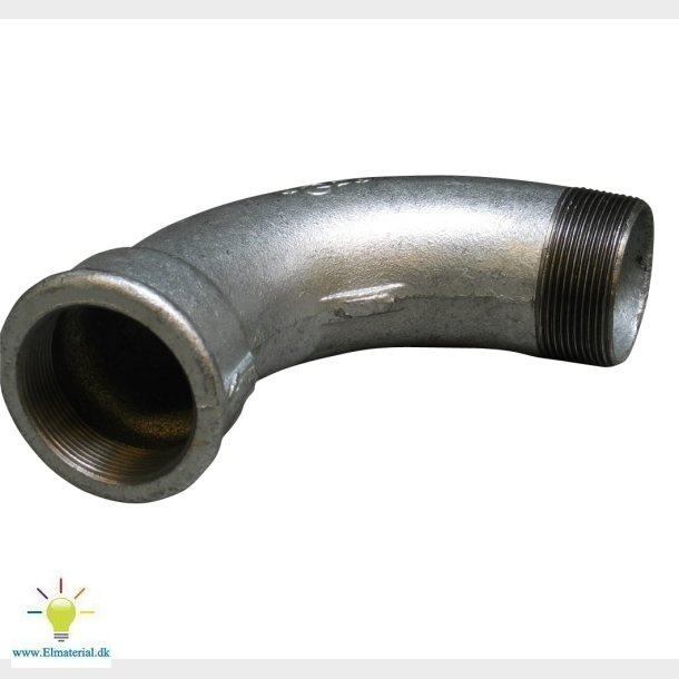 1.1/4" Galv.Bjn. 90G. Mf.Np.