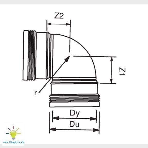 110X88,5&deg; Plus Bjning Wafix P