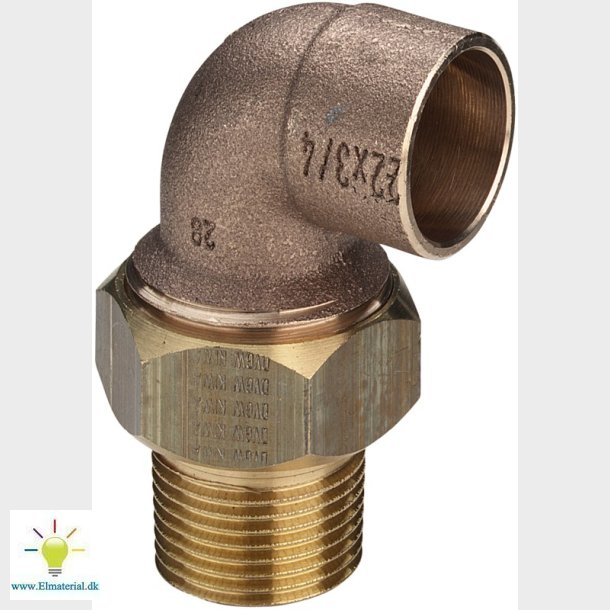 15X1/2" Vink.Union M/Glat Ende