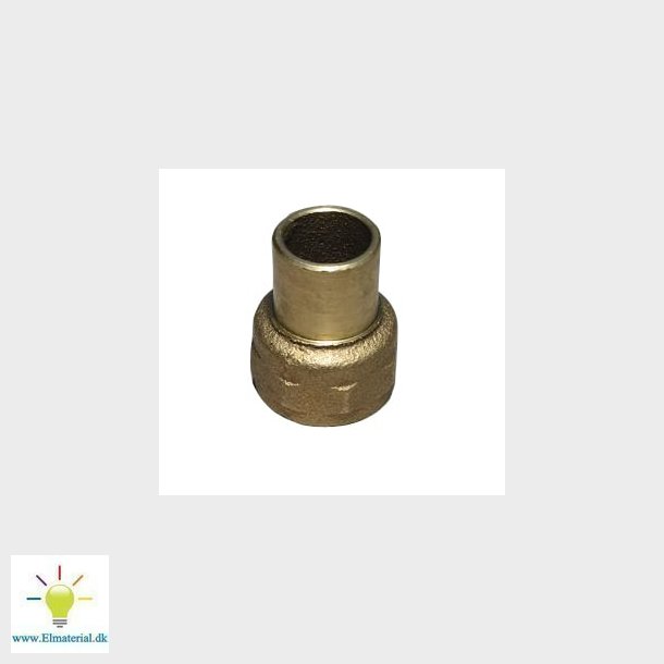 Viega indstiksstykke nippel/muffe 18 mm x 12" rdgods