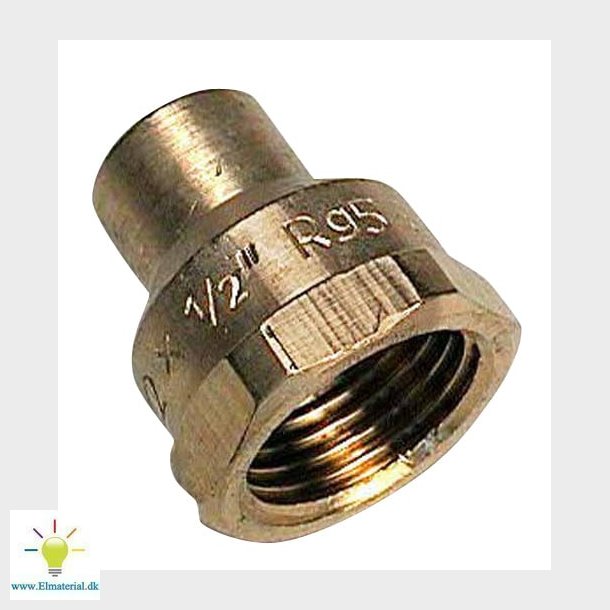 Viega overgang muffe/muffe 12 mm x 12" rdgods
