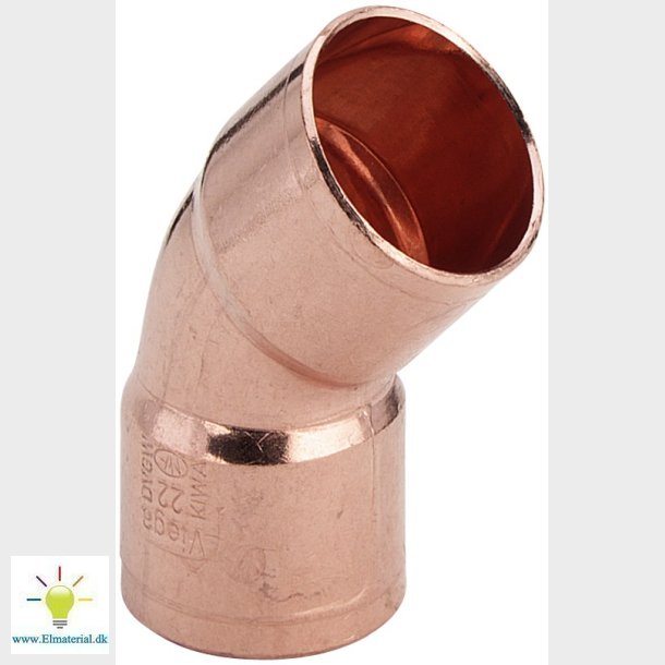 89Mm Loddefittings Bjning 45&deg;