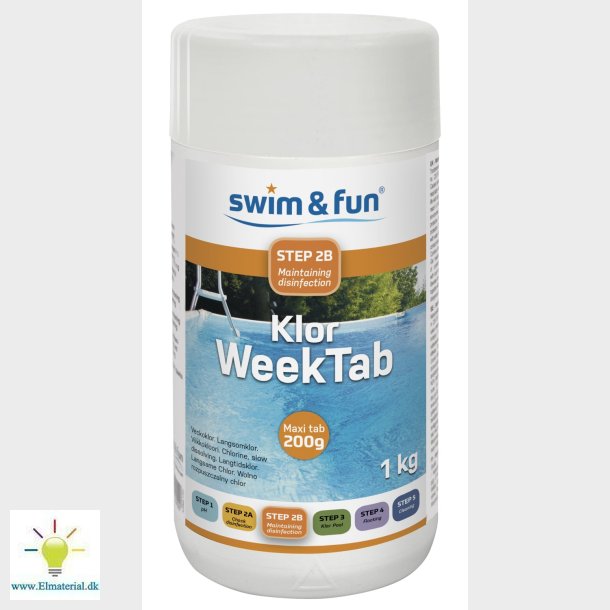 Klor Week Tab 200G, 1 Kg