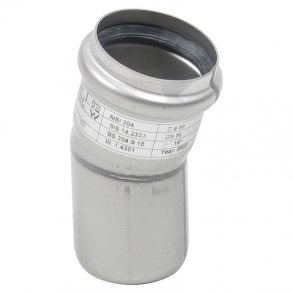 B&ouml;jning 15&deg;, �50mm