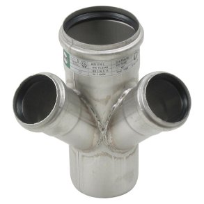 Dubbla grenr&ouml;r 45&deg;, �75 / 50mm