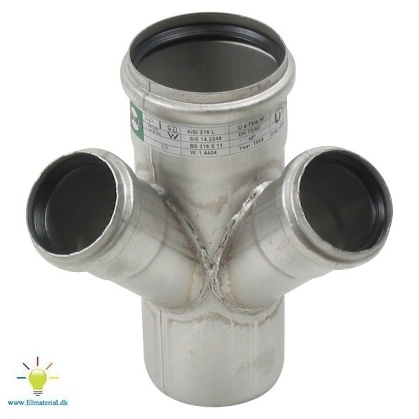 Dobbelt Grenrr 45&deg;, 75/50Mm