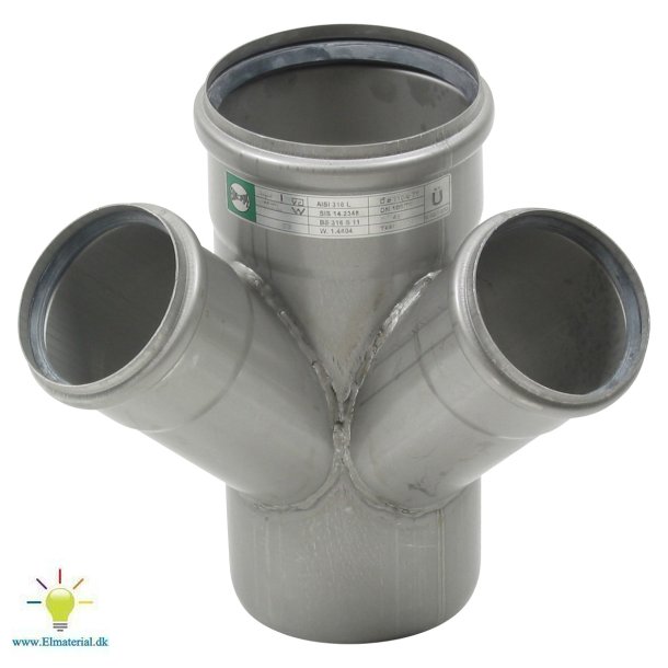 Dobbelt Grenrr 45&deg;, 110/75Mm