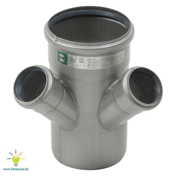 Dobbelt Grenrr 45&deg;, 110/50Mm