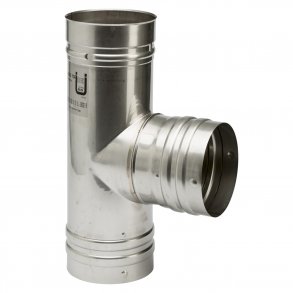 200Mm MB Omega T-Piece, 90&deg;