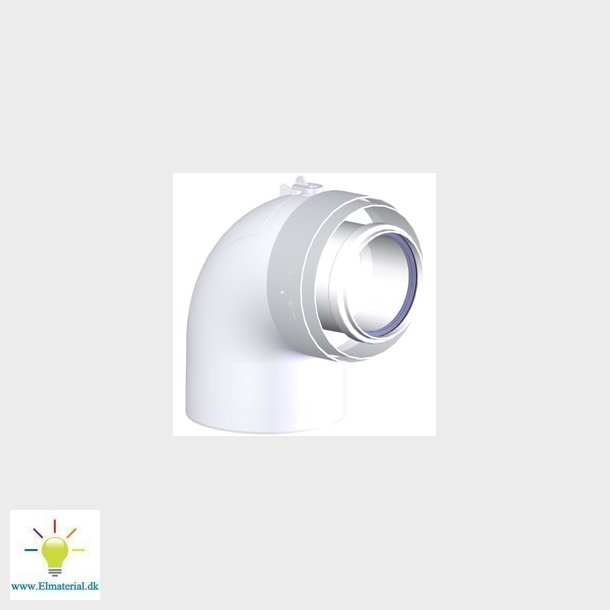 Vinkelstykke.87&deg;M.Rens Pps/Alu