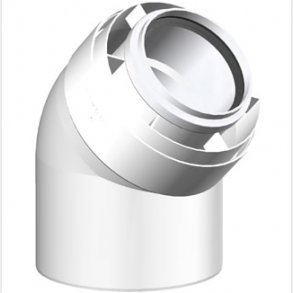 80 / 125Mm MB Con Vink 45 &deg; 2Stk