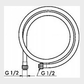 Mora H&ouml;gtrycksslang 1,30Mtr.
