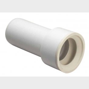 50 mm anslutningsr&ouml;r med l&auml;ppt&auml;tning Vit