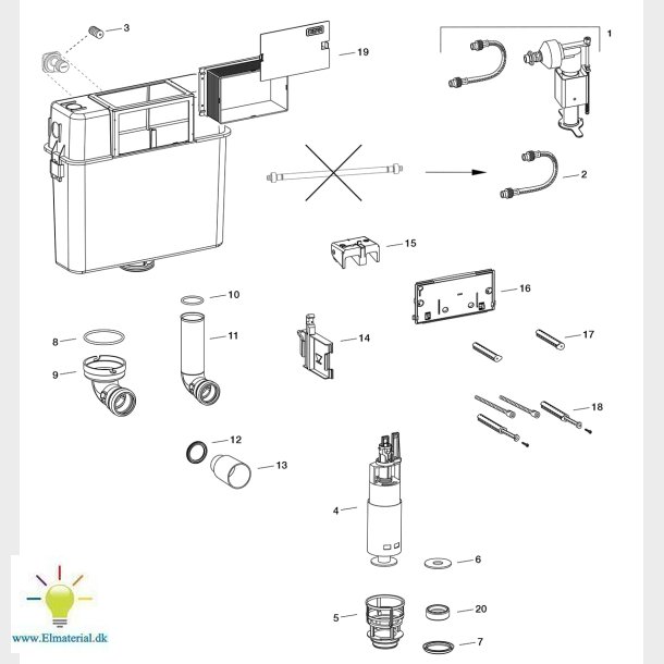 Mepa Panserslange 3/8", 290Mm