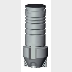 Grundfos 600X2000X50Mm T/Sort