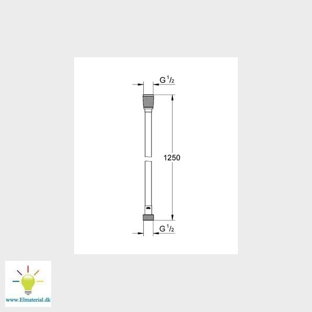 Bruserslange Silverflex 1250 M
