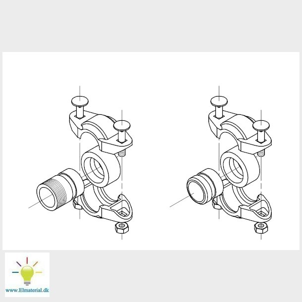 Tilslutning Kp. R2" Viton