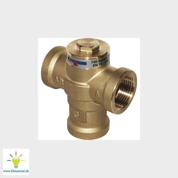 Blandeventil, 3/4" Muf, 60 C