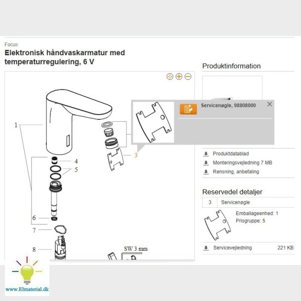 Hg Serv.Ngle T/Elek. Hv-Arm.