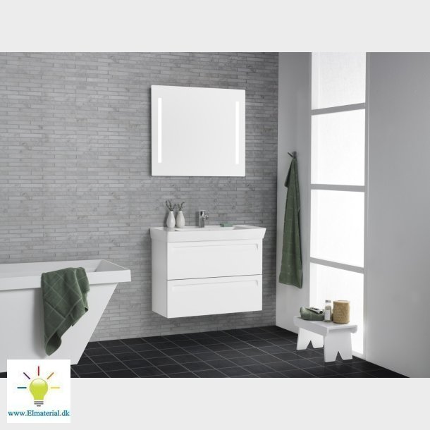 Mido Skab 2 Skuf 80 Cm Hv. Mat