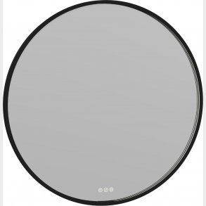 Ram Mirror Moon �90 Cm, Svart,