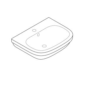 Euro Ceramic Tvättställ Väggmonterad