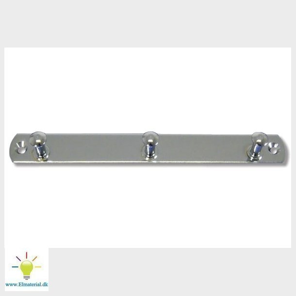 Knagerkke M/3Kroge Krom