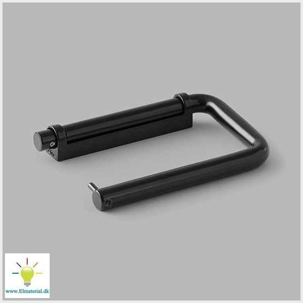 Toiletrulleholder, Pvd Sort