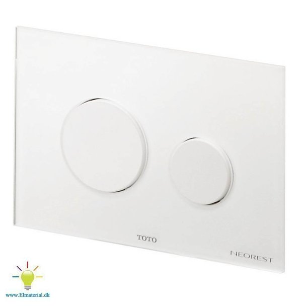 Toto Trykplade Glas Hvid