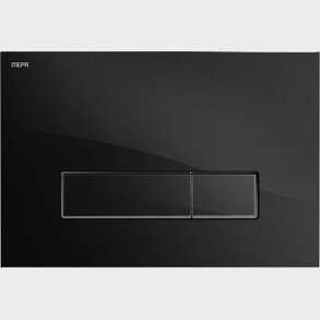 Mepa Orbit Glas Svart Utan / Plan