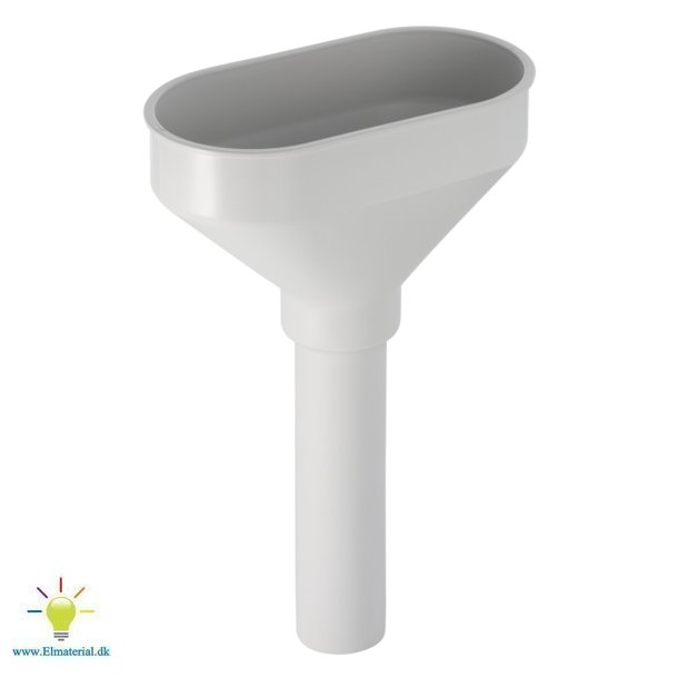 Pp Drypkop Oval  40 Mm Hvid