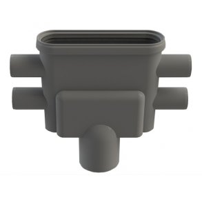 Utloppshus Linje �75 Mm Vertikal