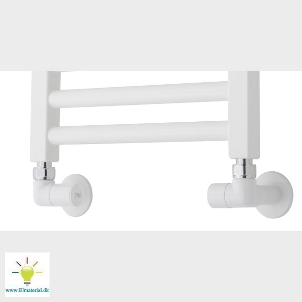 Vinkel Ventilst Hvid Ral 9016