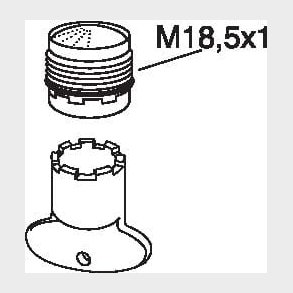 Coloric Perlator T / Tv&auml;ttst&auml;llsarm